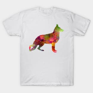 German Sherpherd dog  watercolor T-Shirt